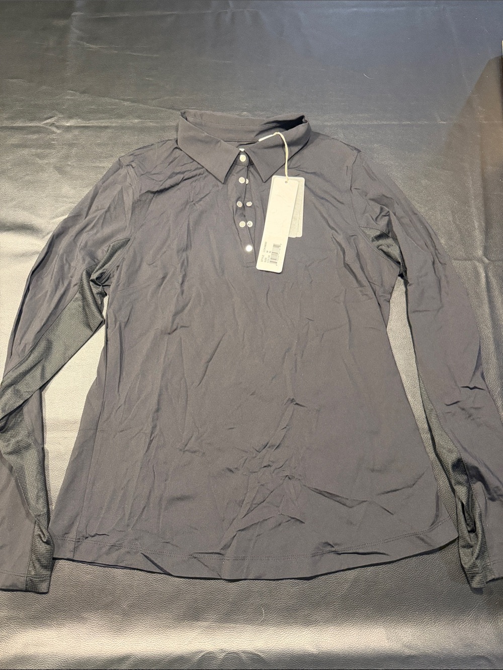 Cutter & Buck Long Sleeve Polo - Black